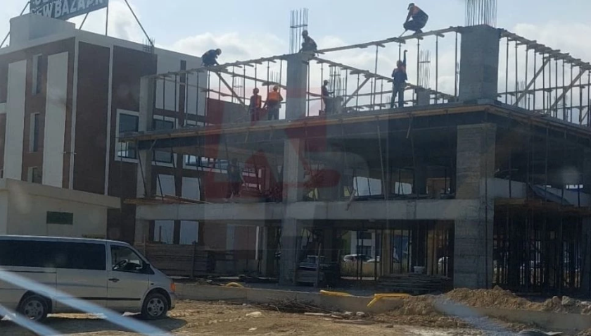 İskele’deki inşaatta "pes" dedirten görüntüler