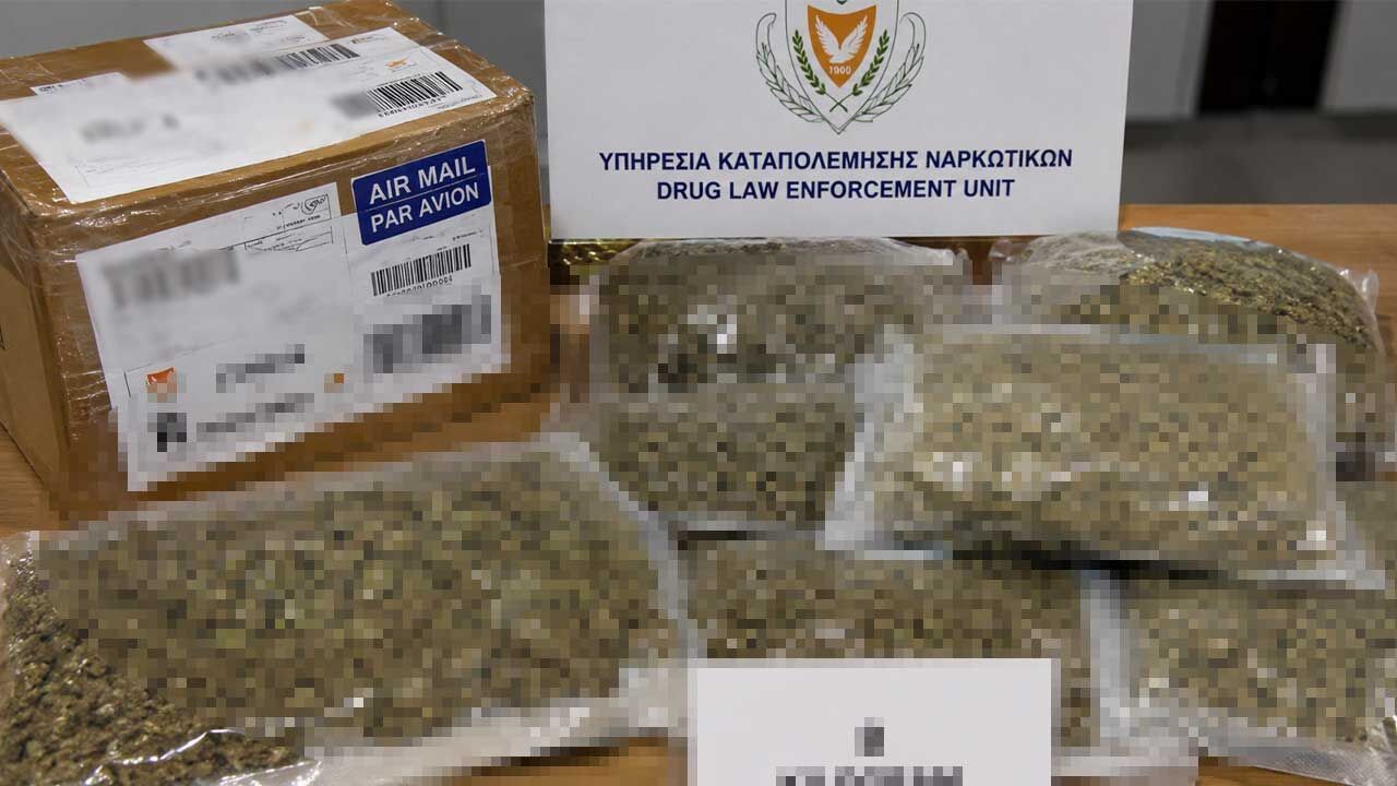 Güney'e postayla 8 kilogram uyuşturucu geldi