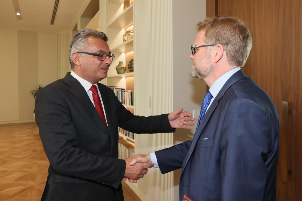 Erhürman, Hagström’ü kabul etti