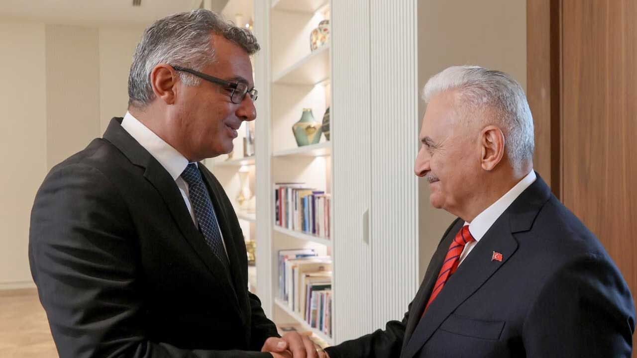 Tufan Erhürman, Binali Yıldırım'ı kabul etti