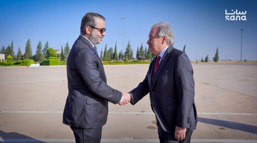 17 yıl sonra ilk: BM Genel Sekreteri Guterres, Suriye'nin başkenti Şam'da