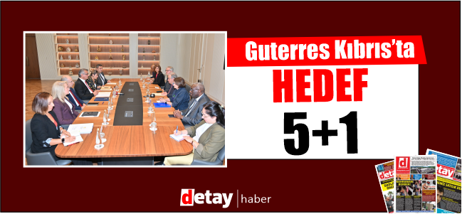 Guterres Erhürman ile görüştü