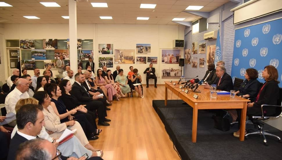 Antonio Guterres, sivil toplum örgütlerinin temsilcileriyle bir araya geldi