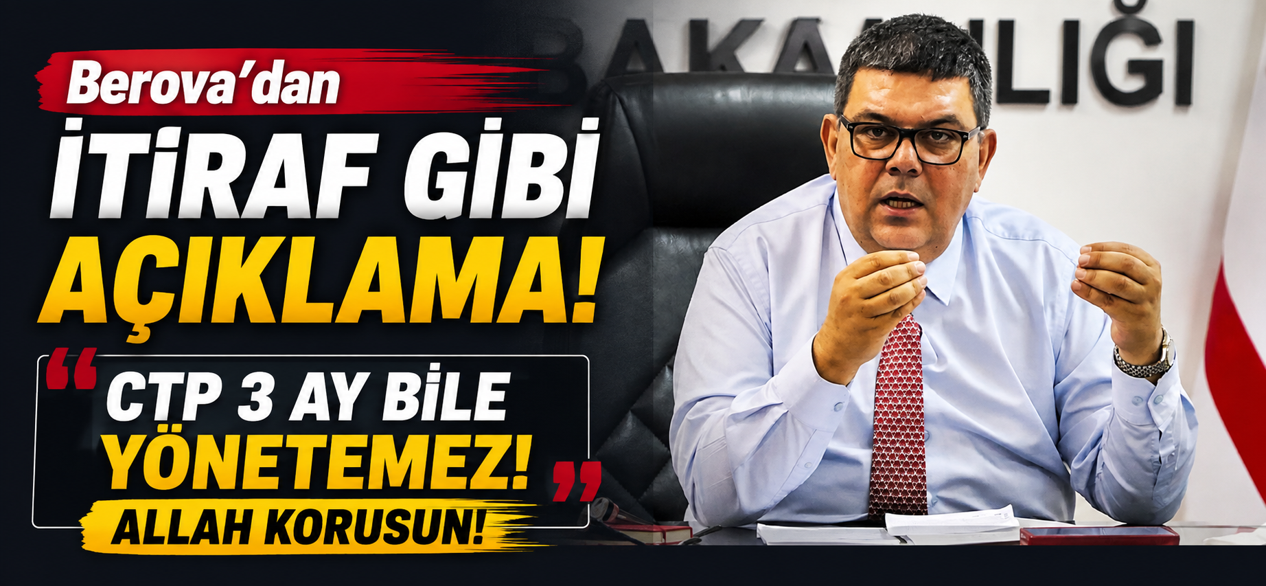 Berova'dan itiraf gibi açıklama! Allah korusun, olası bir iktidarlarında bu durum daha da kötüleşir.