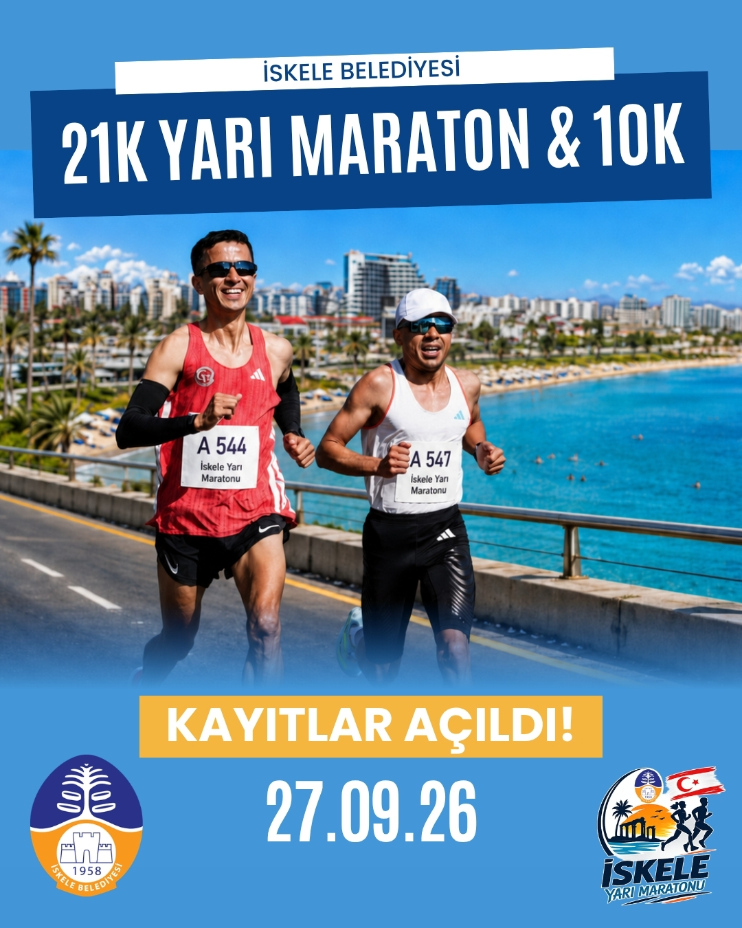 İskele, Uluslararası Yarı Maraton Parkuruna kavuştu