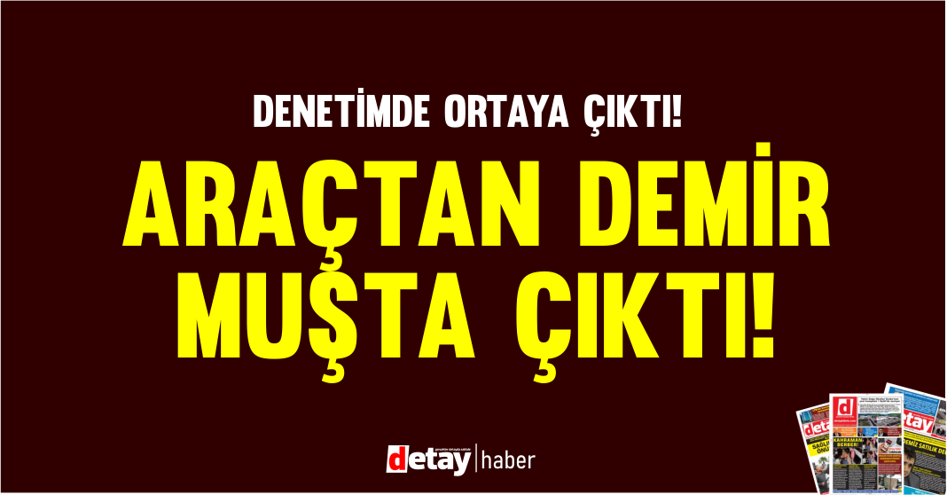 Güzelyurt-Lefkoşa Yolunda Denetim: Araçtan Demir Muşta Çıktı