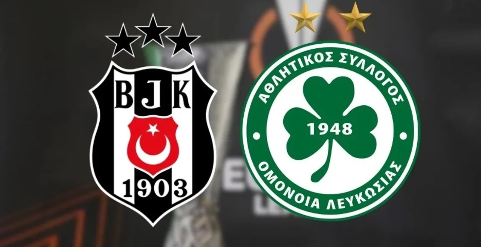 Beşiktaş, Avrupa Ligi’nde Omonia ile eşleşti: Beşiktaş, Kıbrıs’a geliyor