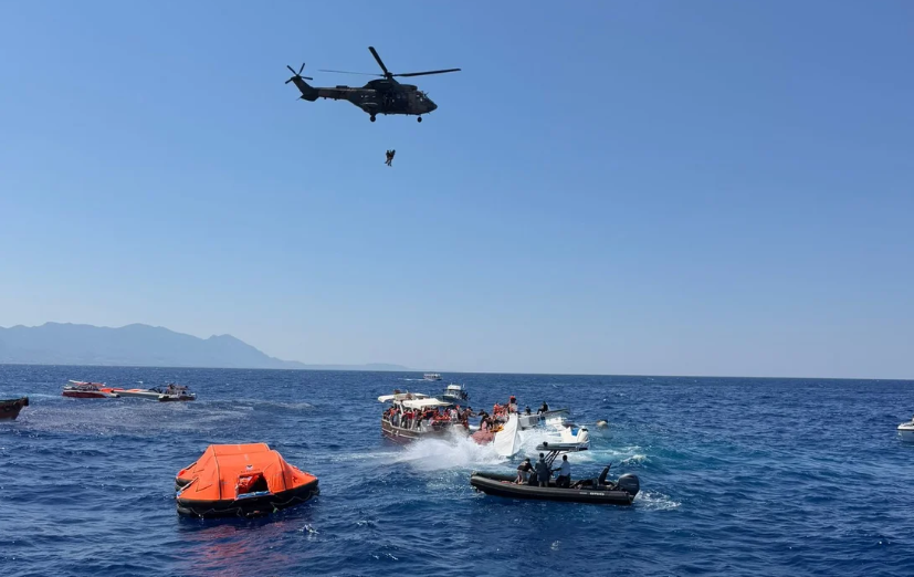 Girne feribotunun batmasının ardından 18 kişi kayıp, arama çalışmaları devam ediyor