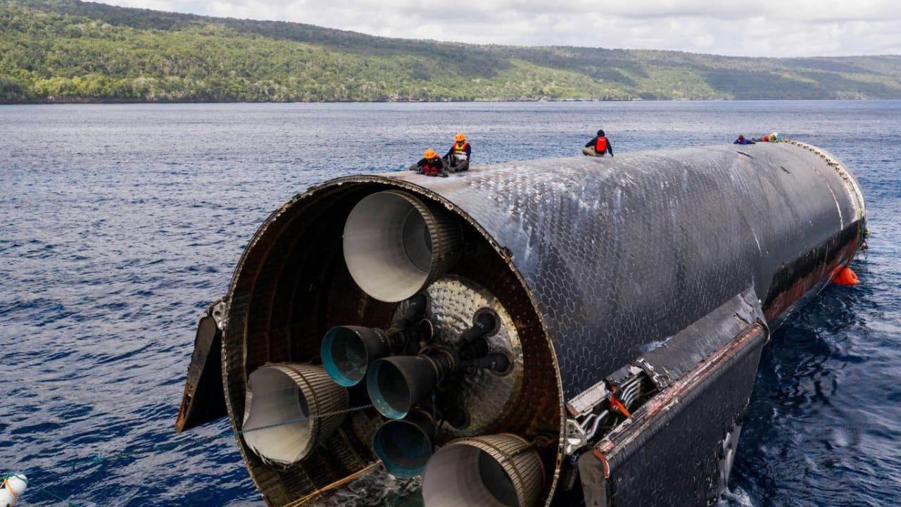 SpaceX, Starship’i bir ay sonra okyanustan çıkardı