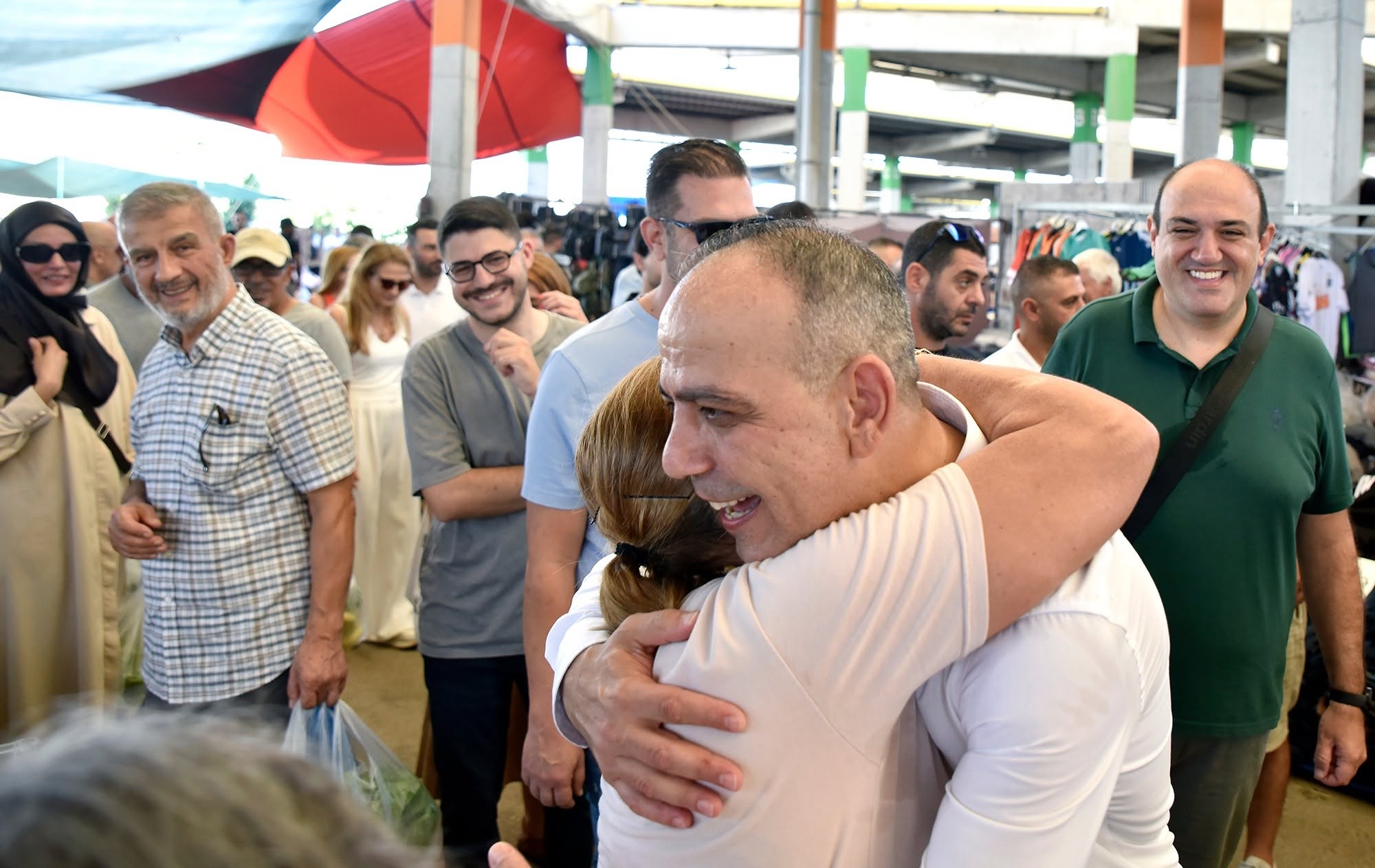 CTP ve TDP Lefkoşa'da birlikte sokağa indi... Harmancı'ya çok büyük ilgi...