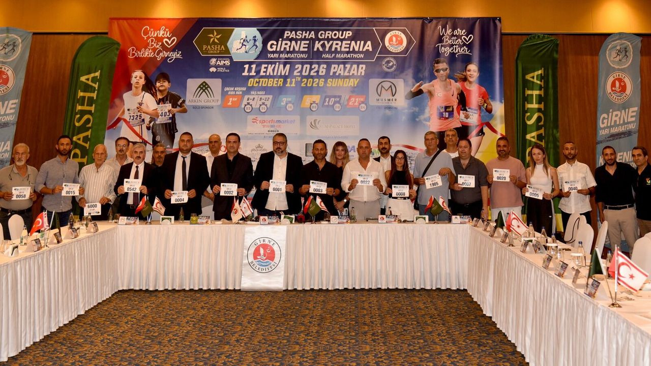 Girne yarı maratonu 11 Ekim'de..