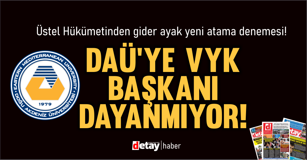 Bu kez önerdikleri ismi, daha atanamadan görevden alıp başka isim önerdiler!