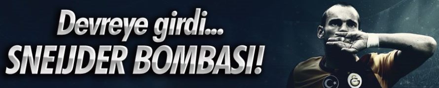 Sneijder bombası! Devreye girdi...