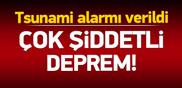 Endonezya'da büyük deprem