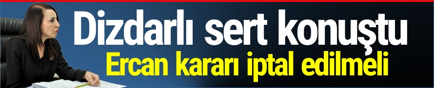 Ercan kararı iptal eidlmeli