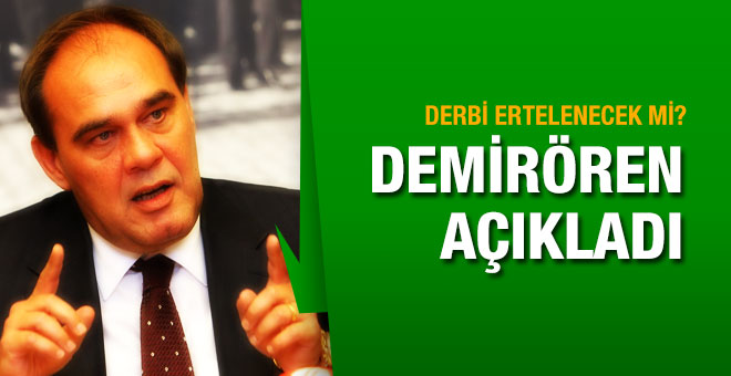 Fenerbahçe Galatasaray derbisi ertelenecek mi?
