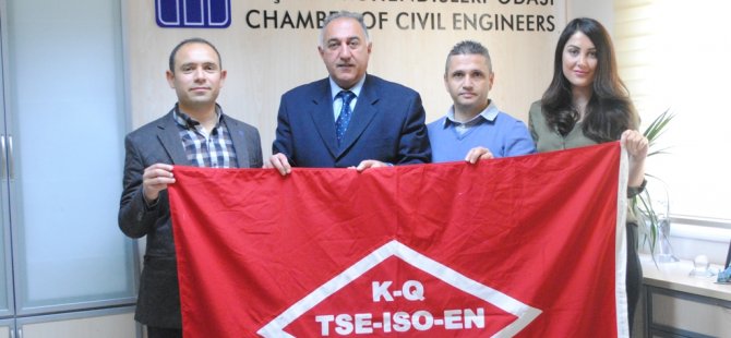 İnşaat Mühendisleri Odası'na İSO belgesi!