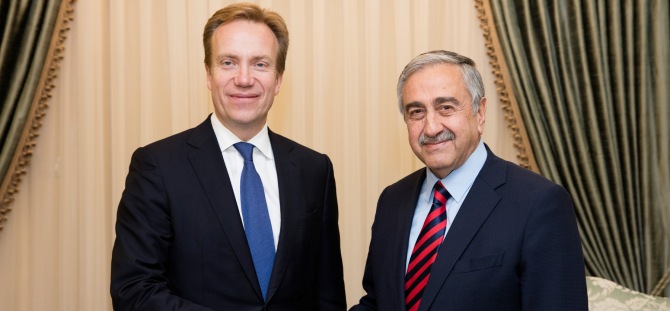 Akıncı, Norveç Dışişleri Bakanı'nı kabul etti