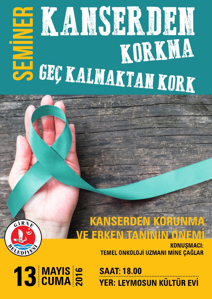 Girne Belediyesi Kanser konusunda halkı bilgilendirecek