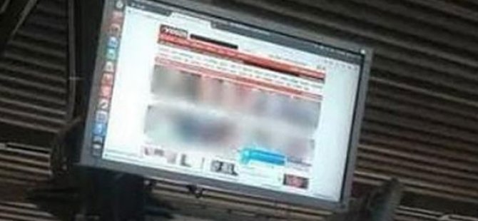 Otobüs durağında porno şoku!