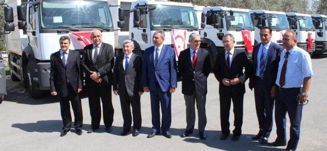 16 iş aracı İçişleri Bakanlığı’na teslim edildi…