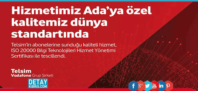 Telsim ISO 20000 sertifikasını alan ilk operatör!