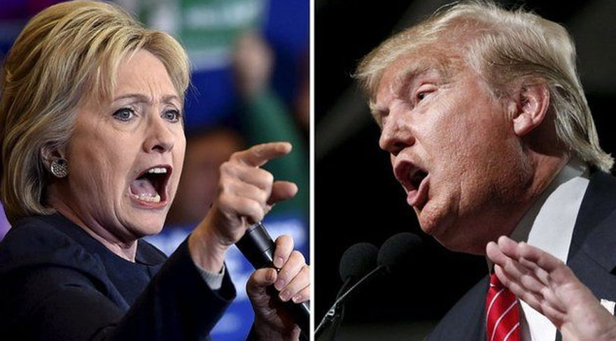 Clinton anketlerde Trump’ı geride bıraktı