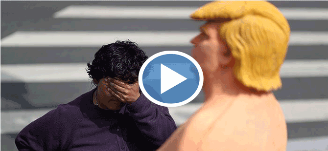 Çıplak Trump, ABD ile buluştu!