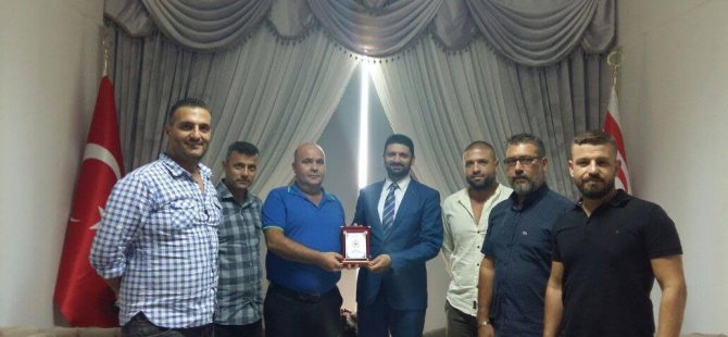 Maraş yönetimi Sunat Atun’u ziyaret etti