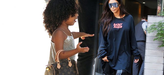 North West, annesi Kim Kardashian’ın izinde