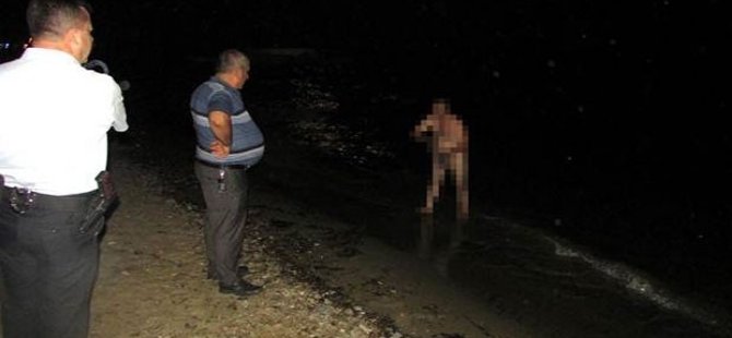 Denize çıplak girdi, 92 lira ceza yedi
