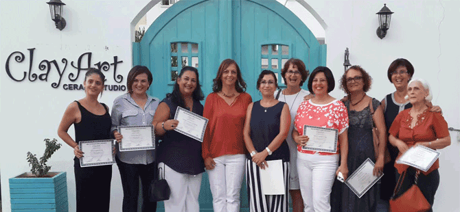 ClayArt’da “Çamura Hayat Verenler”e sertifika töreni yapıldı