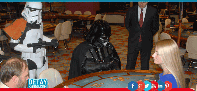Star Wars karakterleri KKTC'ye gelip kumar oynadı