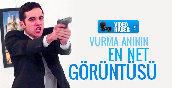 İşte o vurma anı! Rus Büyükelçi hayatını kaybetti!