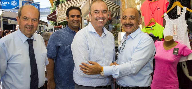 Sertoğlu, arasta esnafını ziyaret etti, muhtarlarla bir araya geldi