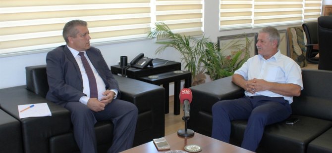 Arter, Müteahhitler Birliği Başkanı Gürcafer ile görüştü