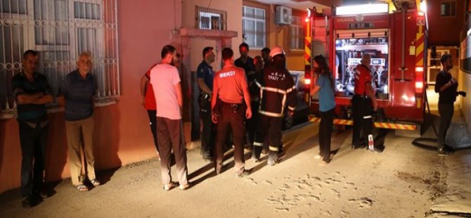 Ayrıldığı eşinin fotoğrafını ateşe verirken evini yaktı