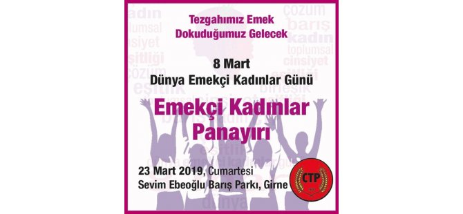 'Emekçi Kadınlar Panayırı’ Girne’de kuruluyor