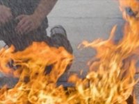 Yetkili Makamdan İzinsiz Ateş Yaktı