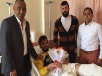 Ozan Mercan'a geçmiş olsun ziyareti