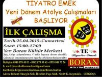 Boran tiyatro ekibi yeni döneme başlıyor