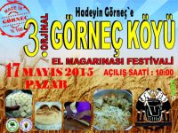 3. El Magarınası Festivali 17Mayıs'ta