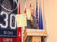 "Yarınlara Geç Kalmadan" oyunu KKTC Umut Derneği yararına GAÜ’de sahnelendi