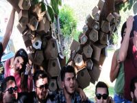 GAÜ kampüsünde kuş şehri