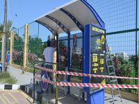 Otobüs durakları elden geçiriliyor