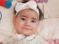 SMA hastası Asya bebek son yolculuğuna uğurlandı