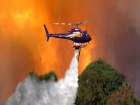 Yangın helikopteri en sonunda geliyor