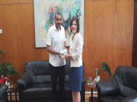 Cumhuriyet Meclisi Başkanı Dr.Sibel Siber araştırmacı yazar Ali Atamer’i  kabul etti