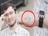 Seyahat kartını derisinin altına yerleştirdi