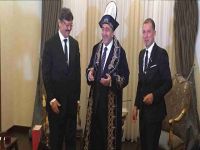 Akıncı, Kazak Dil Kurumu fahri üyesi oldu